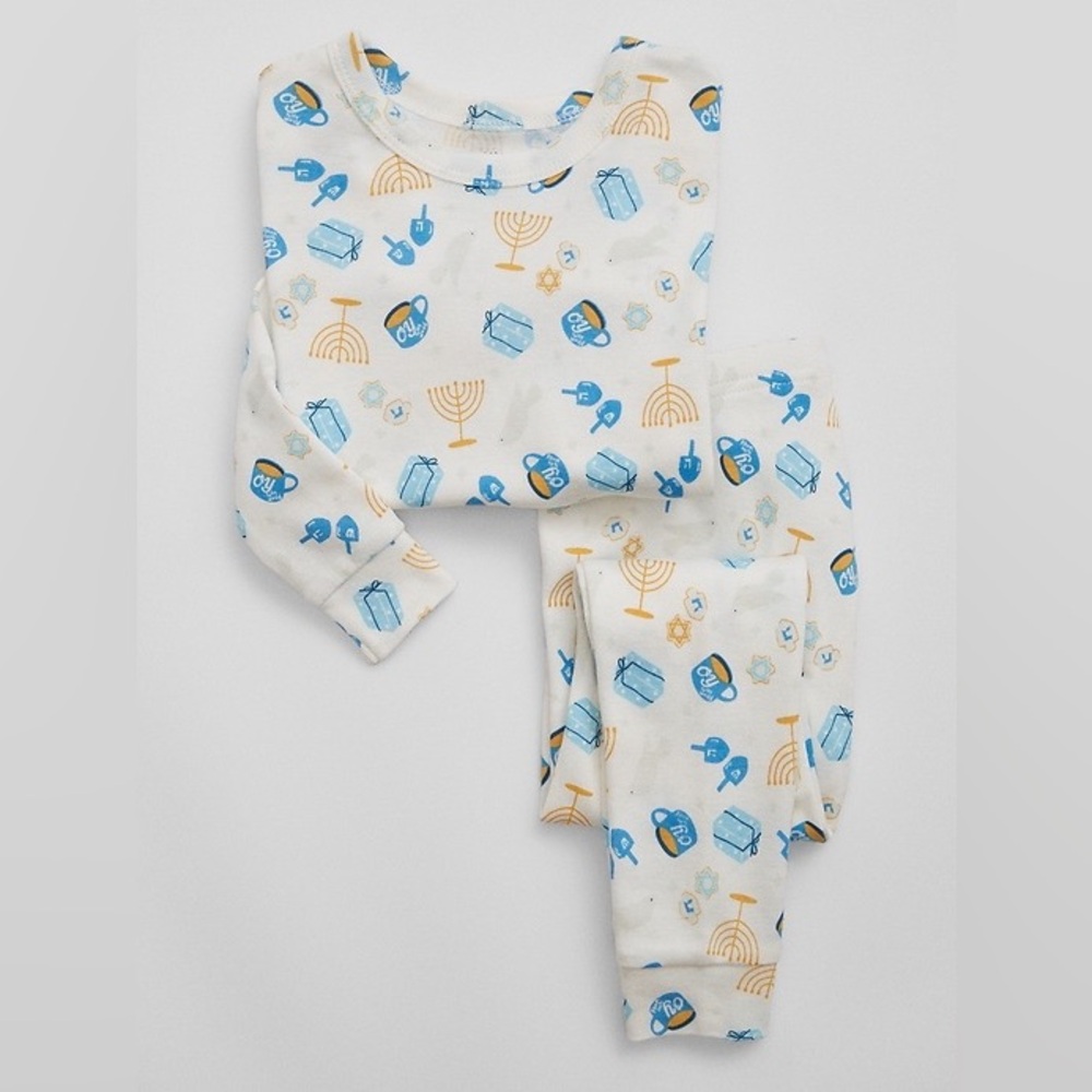 GAP Kids Chanukah Pajama Set Sz 2T